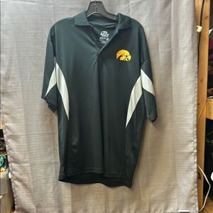 Men's Black Polo Shirt with Logo size XL